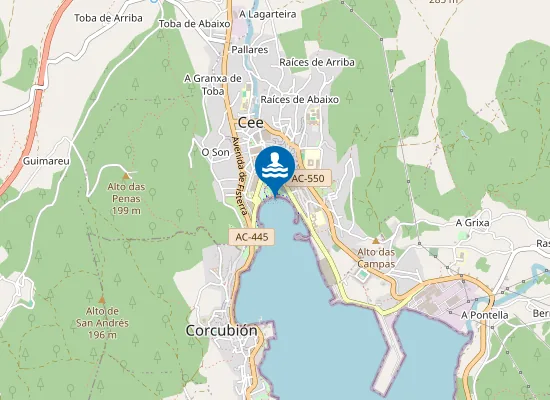 Map of Praia da Concha