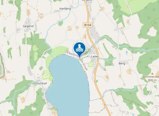 Map of IRR- ODER ZELLERSEE, LAITER