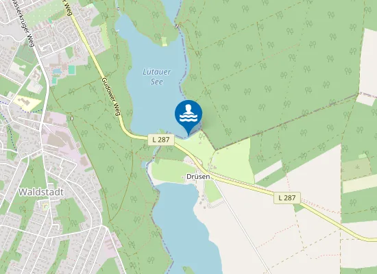 Map of LUETAUER SEE LEHMRADE CP WEHKING