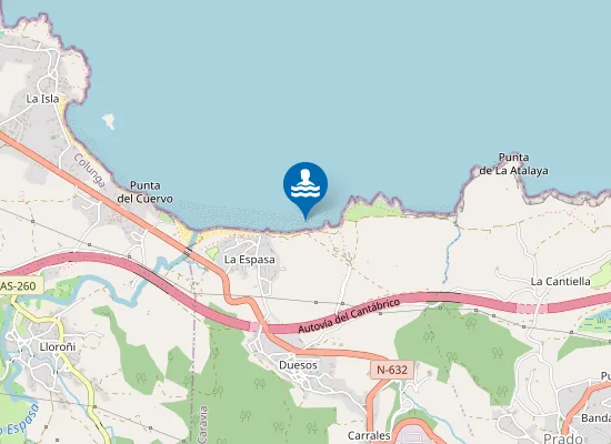 Map of Playa de Moracey