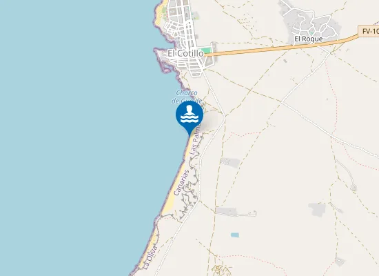 Map of Piedra Playa