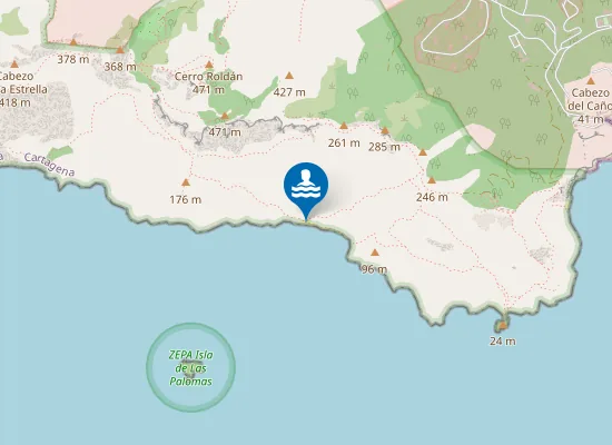 Map of Playa de Fatares