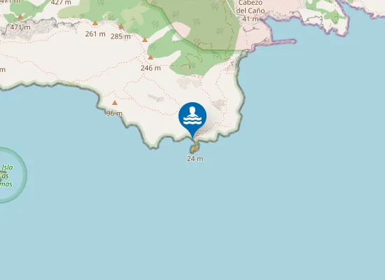 Map of Cala del Gallito