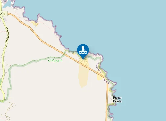 Map of Caleta del Mojon Blanco