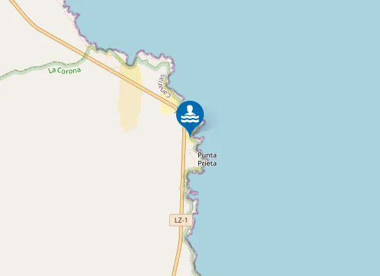 Map of La Caleta