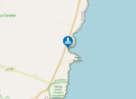 Map of Caleta del Guincho