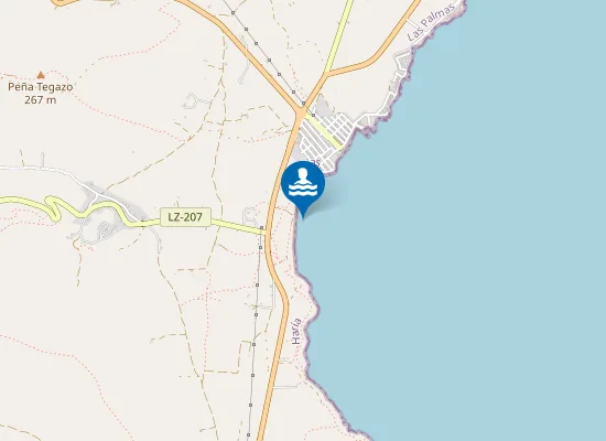 Map of Playa de la Garita