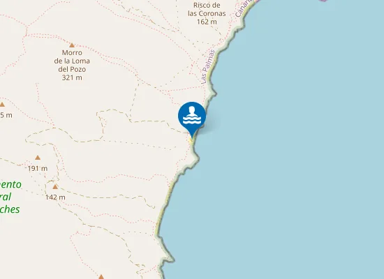 Map of Playa La Casa
