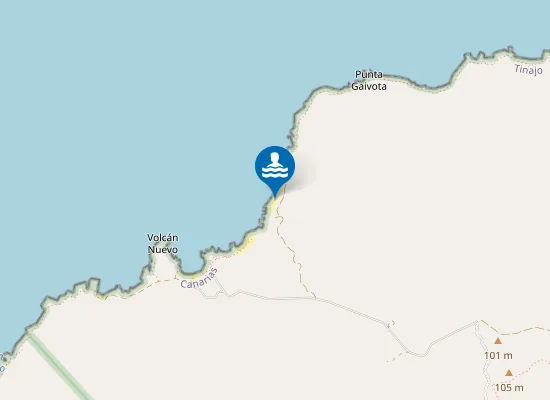 Map of Caleta del Mariscadero