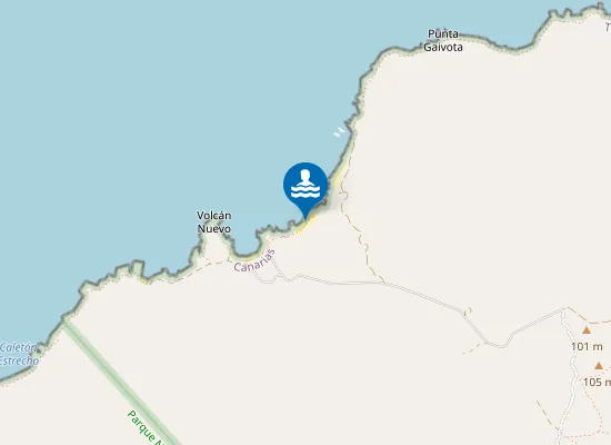 Map of Caleta Del Mariscadero