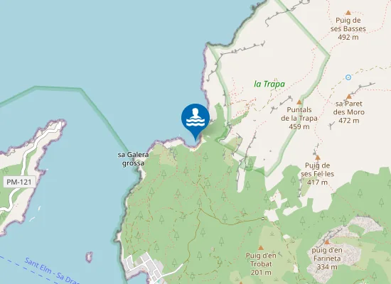 Map of Cala en Basset