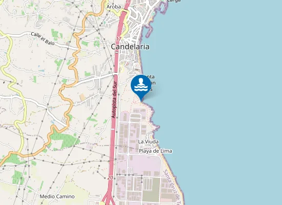 Map of Playa de Samarines