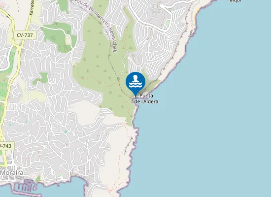 Map of Cala de Llebeig