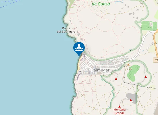 Map of Playa de la Arenita
