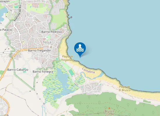 Map of Playa de Tregandín