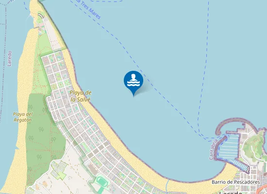 Map of Playa de la Salvé