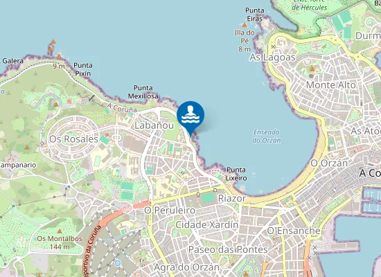 Map of Praia de San Roque-Cetaria