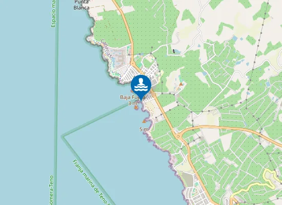 Map of Playa de Baja Larga