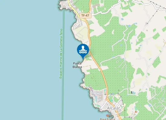 Map of Playa de Punta Blanca