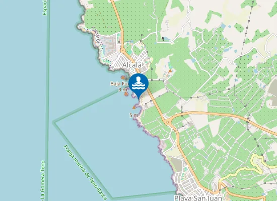 Map of Playa de los Topos