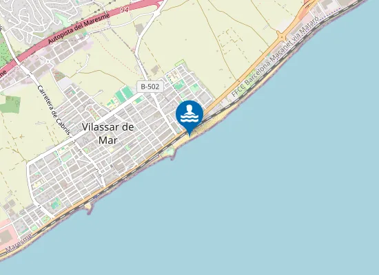 Map of Platja de l'Almadrava