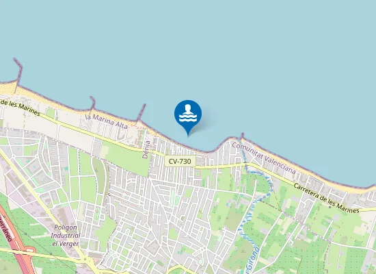 Map of Platja de l'Amadrava
