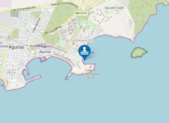 Map of Playa los Cocedores del Hornillo