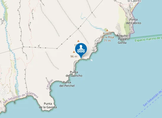 Map of Playa Del Gincho