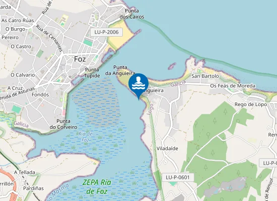 Map of Praia de Anguieira