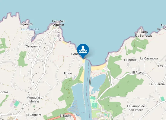 Map of Playa de Foxos