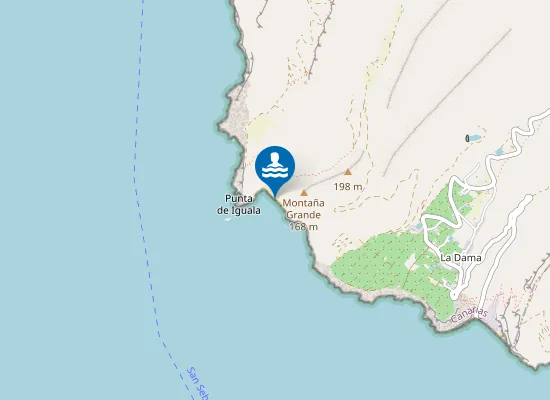 Map of Playa De Iguala