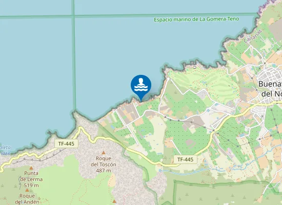 Map of Playa Las Mujeres