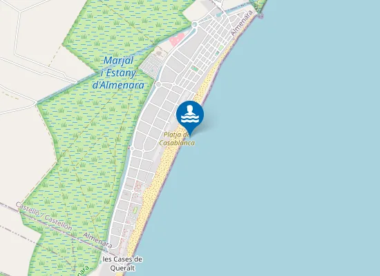 Map of Platja de Casablanca
