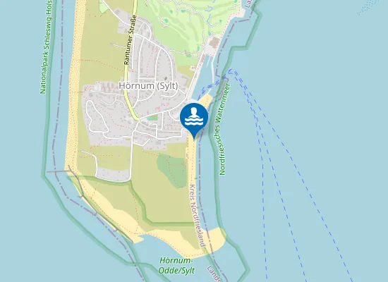 Map of NORDS SYLT HOERNUM OST OSTSTRAND