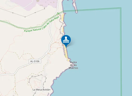 Map of Playa de los Muertos