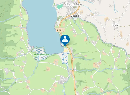 Map of IRR- ODER ZELLERSEE, TIEFGRABEN