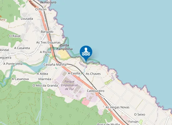 Map of Praia do Sarrido