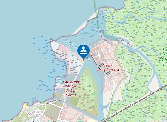 Map of Playa de la Clica