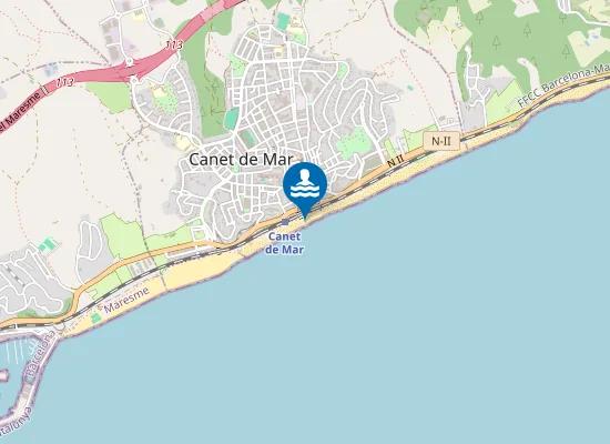Map of Platja de Canet