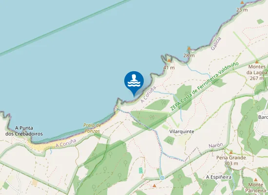 Map of Praia do Casal