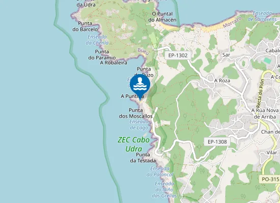 Map of Os Moscallos