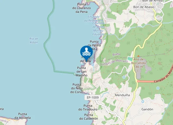 Map of Praia das Margaridas