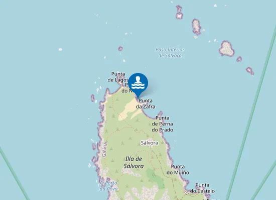 Map of Praia da Zafra