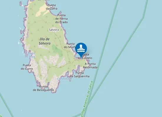 Map of Praia Do Castelo