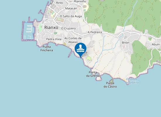 Map of Praia de Tronco
