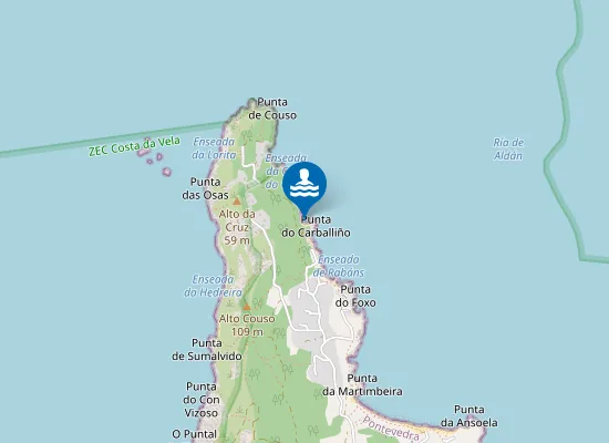 Map of Praia do Portal