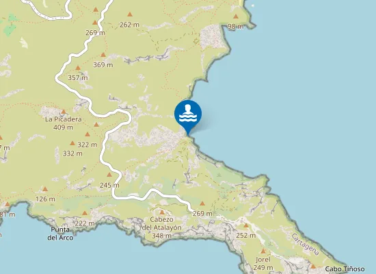 Map of Cala Salitrona
