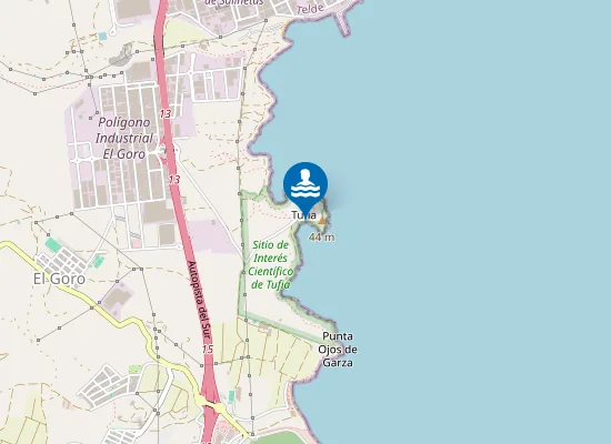 Map of Playa de Tufia