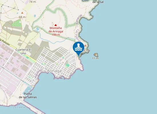 Map of Muelle viejo