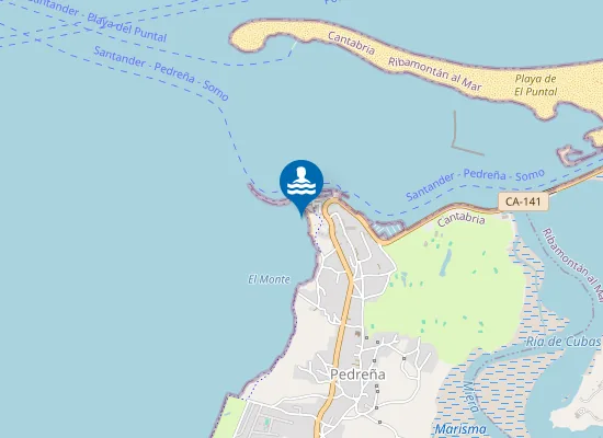 Map of Playa de El Rostro